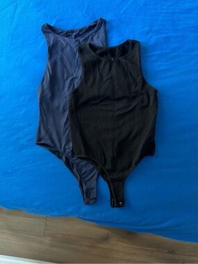 Zara Black and Navy Bodysuits Two pack